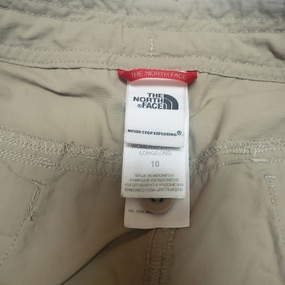 The North Face Khaki Hiking Shorts Size 10 Long - Picture 6 of 11